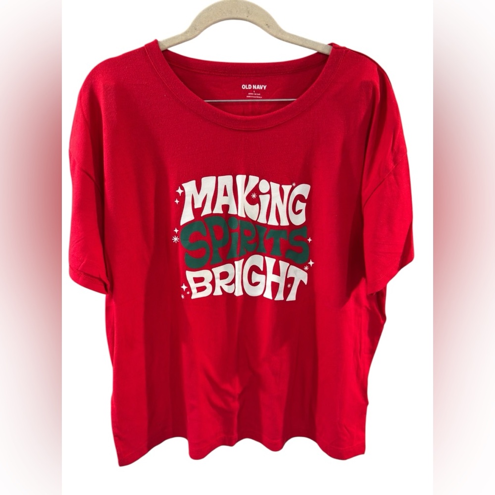 ✨ 5/$30 ✨ Old Navy Red Graphic Pajama Top
